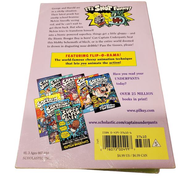 Captain Underpants Book Bundle Adventures of Super Diaper Baby Book - Picture 14 of 16